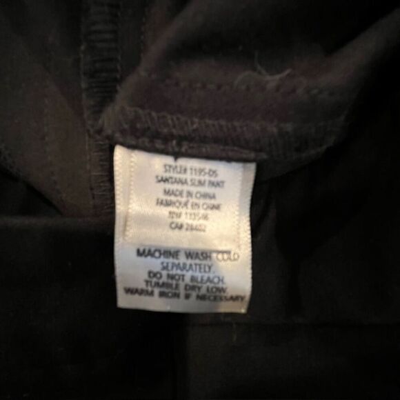 Ecru Santana Slim Dress Pants Black Trousers Size 12 - Picture 10 of 12
